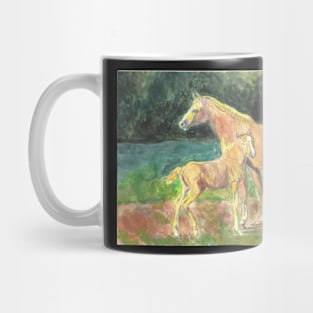 Colorful horses Mug